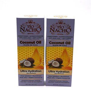 Tio‎ Nacho Coconut Oil Ultra Hydration Conditioner 14oz 2-Pack Royal Jelly NEW